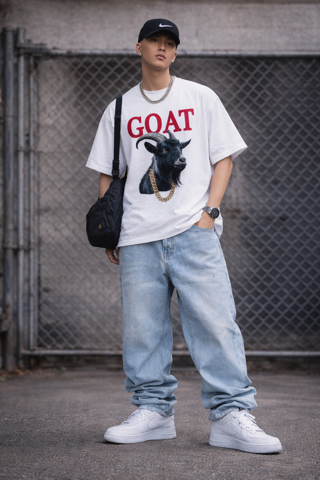 GOAT Graphic T-Shirt – Streetwear Edition